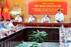 Hội nghị chuyên đề về công tác phòng, chống tiêu cực với chủ đề: “Những hành vi tiêu cực cản trở sự phát triển, ảnh hưởng xấu đến cơ quan, tổ chức”.
