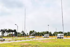 Phòng Cảnh sát giao thông Công an tỉnh Thái Nguyên ứng dụng công nghệ vào các phần thi sát hạch cấp giấy phép lái xe ô-tô.