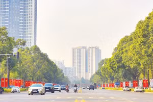 Tuyến đường Lý Thái Tổ, phường Kinh Bắc, tỉnh Bắc Ninh.