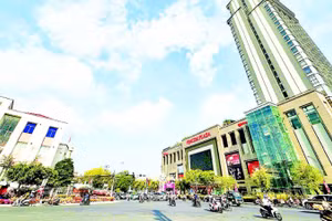 Một góc Cần Thơ những ngày bước sang năm mới.