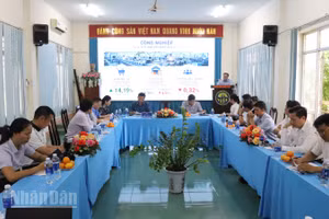 Quang cảnh buổi họp báo.