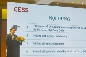 Mô hình 3 tầng nấc thúc đẩy chuyển đổi xanh trong giao thông đô thị