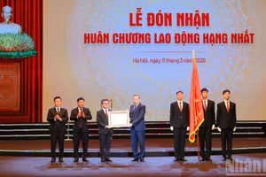 Báo Nhân Dân kỷ niệm 75 năm Ngày ra số đầu và đón nhận Huân chương Lao động hạng Nhất