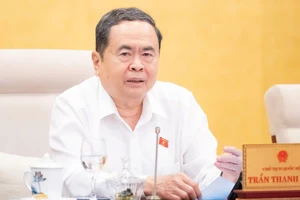 Chủ tịch Quốc hội Trần Thanh Mẫn phát biểu.