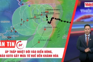 [Video] Thời sự 24h ngày 29/11/2025: Áp thấp nhiệt đới vào Biển Đông, bão Koto gây mưa từ Huế đến Khánh Hòa