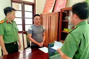 Võ Quốc Toại tại cơ quan Công an. (Ảnh: Công an tỉnh Đắk Lắk cung cấp)