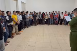 Các đối tượng liên quan được Phòng Cảnh sát Hình sự, Công an tỉnh Đắk Lắk triệu tập làm việc.