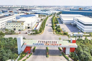 Một góc Khu công nghiệp Vân Trung, tỉnh Bắc Ninh.