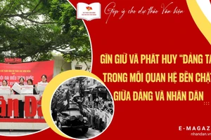 Phó Giáo sư, Tiến sĩ Lê Văn Cường, Phó Viện trưởng Viện Xây dựng Đảng, Học viện Chính trị quốc gia Hồ Chí Minh. (Ảnh: HNV)