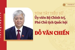 [Infographic] Tóm tắt tiểu sử Ủy viên Bộ Chính trị, Phó Chủ tịch Quốc hội Đỗ Văn Chiến
