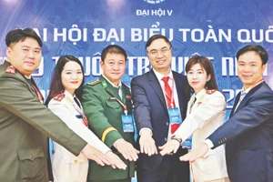 Các đại biểu thuộc nhiều đơn vị khác nhau dự Đại hội Hội Thầy thuốc trẻ toàn quốc lần thứ năm, nhiệm kỳ 2025-2030.