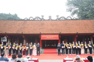 Đại diện đội tuyển của Hà Nội dự thi học sinh giỏi quốc gia năm học 2025-2026.