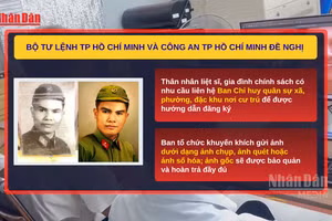 [Video] TP Hồ Chí Minh phục dựng miễn phí ảnh liệt sĩ tặng thân nhân và gia đình chính sách