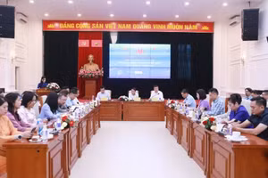 Quang cảnh lễ phát động. (Ảnh: ĐÌNH TUỆ)