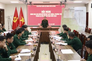 Quang cảnh hội nghị. (Ảnh: QUANG CƯỜNG)