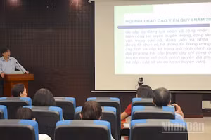 Nhiều chuyên đề quan trọng được các báo cáo viên trình bày tại hội nghị.