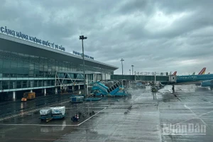 Một góc Cảng hàng không quốc tế Đà Nẵng.
