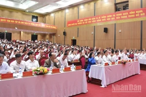 Nhiều vấn đề trọng tâm sẽ được các đại biểu thảo luận, cho ý kiến tại hội nghị. (Ảnh: ANH ĐÀO)