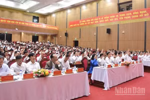 Nhiều vấn đề trọng tâm sẽ được các đại biểu thảo luận, cho ý kiến tại hội nghị. (Ảnh: ANH ĐÀO)