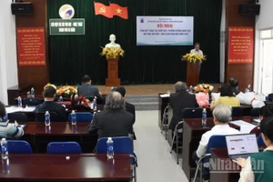 Quang cảnh hội nghị. (Ảnh: ANH ĐÀO)