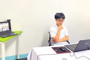 Em Phan Đình Triết tham gia Kỳ thi Olympic Trí tuệ nhân tạo châu Á-Thái Bình Dương (APOAI) năm 2026 tại điểm cầu thành phố Đà Nẵng.