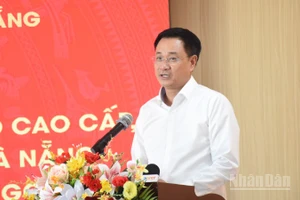 Đồng chí Lê Ngọc Quang, Ủy viên Trung ương Đảng, Bí thư Thành ủy Đà Nẵng phát biểu tại chương trình.