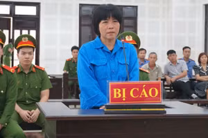 Bị cáo tại phiên tòa.