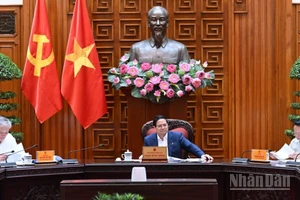 Thủ tướng Phạm Minh Chính chủ trì cuộc họp của Ban Chỉ đạo. (Ảnh: TRẦN HẢI)