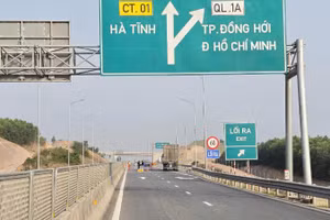 Cao tốc bắc-nam đoạn qua tỉnh Quảng Trị.