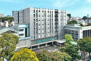 Trụ sở Bệnh viện Bình Dân ở phường Bàn Cờ, Thành phố Hồ Chí Minh. 