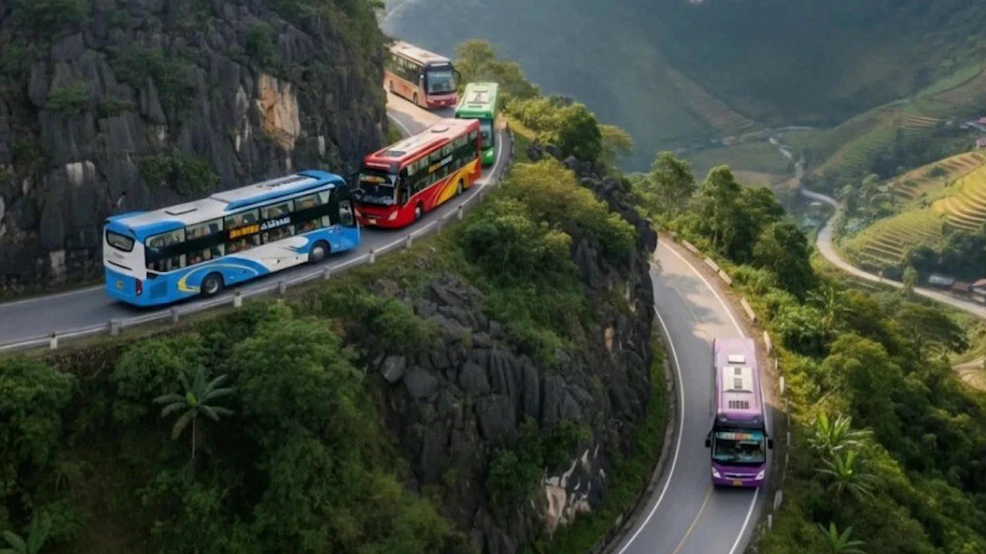 CSGT tăng cường kiểm tra an toàn xe khách giường nằm 2 tầng trên quốc lộ miền núi