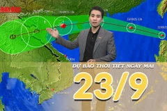 [Video] Dự báo thời tiết đêm nay và ngày mai 23/9/2025: Siêu bão Ragasa mạnh lên cấp 17