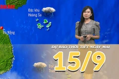 [Video] Dự báo thời tiết đêm nay và ngày mai 15/9/2025: Bắc Bộ phổ biến ít mưa