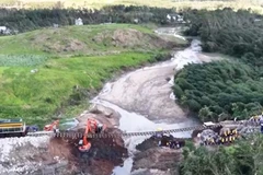 [Video] Tuyến đường sắt Bắc - Nam qua Đắk Lắk chính thức thông tuyến sau sự cố sạt lở