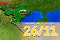 [Video] Dự báo thời tiết đêm nay và ngày mai 26/11/2025: Thời tiết tạnh ráo mở rộng xuống Bắc Trung Bộ