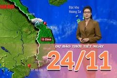 [Video] Dự báo thời tiết ngày 24/11/2025: Trung Bộ mưa lớn kéo dài