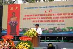 [Video] Đón nhận Bằng xếp hạng Di tích quốc gia đặc biệt Mộ cụ Phó bảng Nguyễn Sinh Sắc 