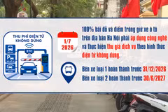 [Video] Hà Nội triển khai thu phí điện tử không dừng tại toàn bộ bãi đỗ xe từ ngày 1/7