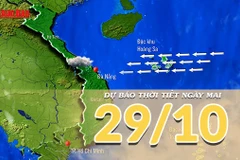 [Video] Dự báo thời tiết đêm nay và ngày mai 29/10/2025: Trung Bộ mưa lớn