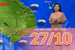 [Video] Dự báo thời tiết ngày 27/10/2025: Trung Bộ tiếp tục mưa lớn