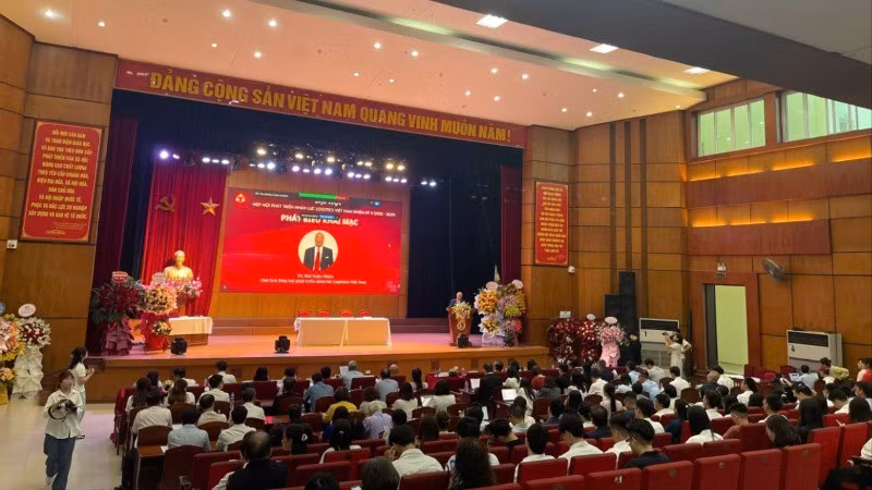 Đại hội lần thứ II Hiệp hội Phát triển nhân lực logistics Việt Nam. (Ảnh: QUỲNH TRANG)