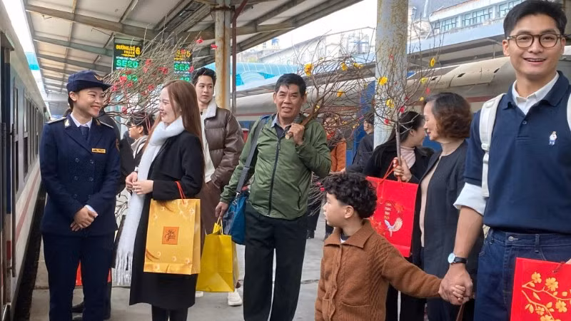 Vé tàu Tết Bính ngọ được mở bán từ 20/9/2025. (Ảnh minh họa)