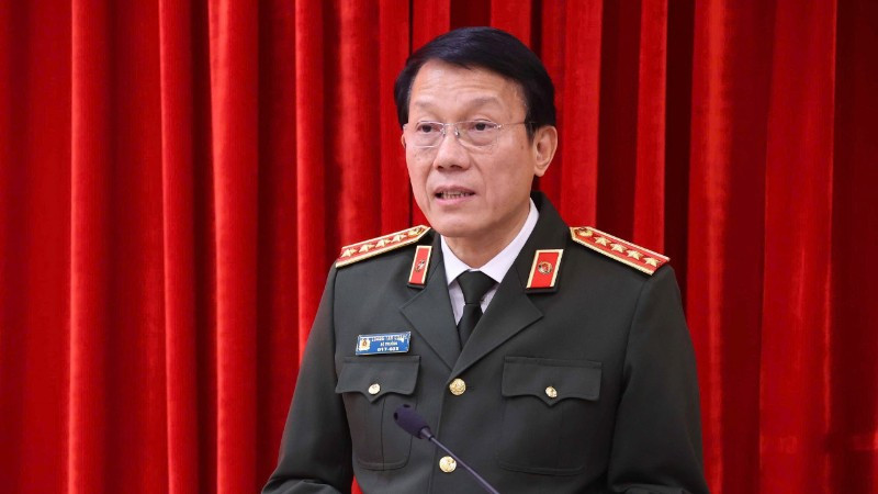 Đại tướng Lương Tam Quang, Bộ trưởng Công an. (Ảnh: TTXVN)