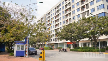 Hình ảnh khu nhà ở xã hội được đưa vào sử dụng.