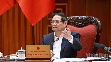 Thủ tướng Phạm Minh Chính chủ trì cuộc họp Ban Thường vụ Đảng ủy Chính phủ cho ý kiến vào dự thảo Luật Quy hoạch trình Bộ Chính trị.