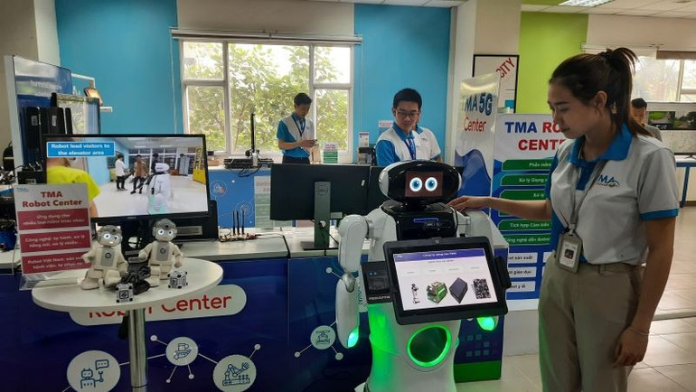 Công ty TMA, khu công viên phần mềm Quang Trung, Thành phố Hồ Chí Minh trưng bày các giải pháp công nghệ 4.0 tm-1.jpg