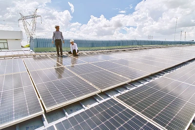 Hệ thống điện áp mái tại Khu công nghiệp Tân Tạo, Thành phố Hồ Chí Minh.