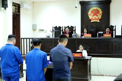 Phiên xét xử phúc thẩm được tổ chức công khai tại Tòa án nhân dân tỉnh Thái Bình.