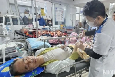 Bệnh nhân T.Q.T (62 tuổi) đã qua cơn nguy kịch.