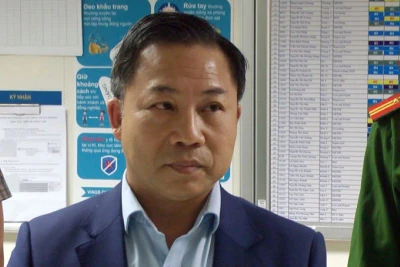 Ông Lưu Bình Nhưỡng khi bị bắt. (Ảnh Công an cung cấp)